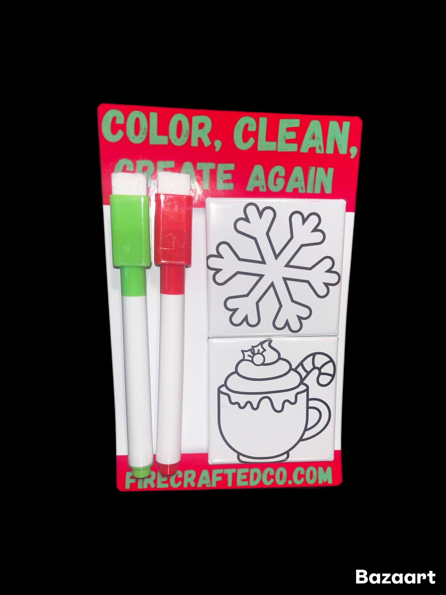 Dry eraser Christmas kit