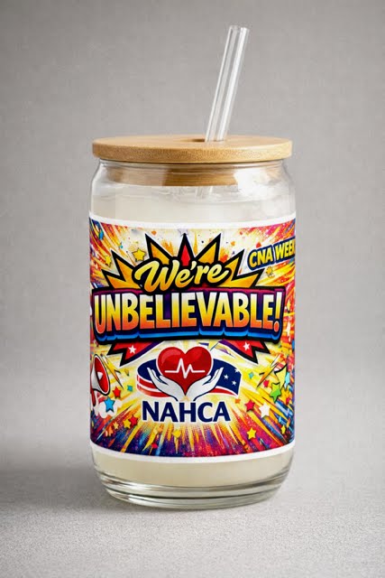 CNA Week 2026 “We’re Unbelievable” Glass Cup